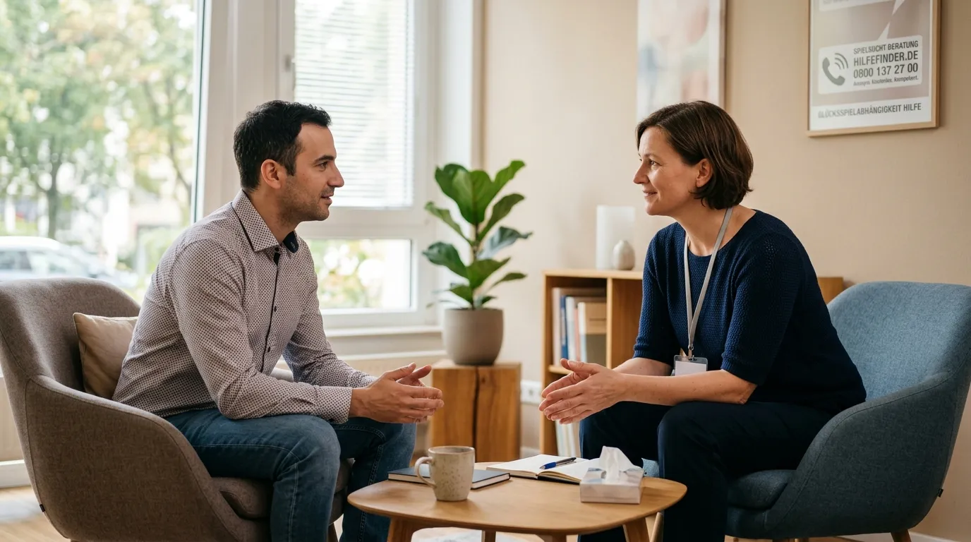 Verantwortungsvolles Spielen – Beratungsgespräch zur Glücksspielsucht-Prävention